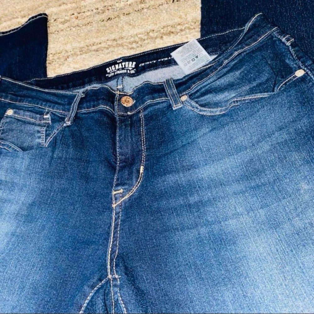 Levi's Women's Dark Blue Skinny Jeans - Picture 6 of 8